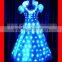 RGB color change light up princess dress,programmable battery led wedding dress,led lights prom dress