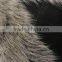 fashion latest ladies long black leather coats With High Quality fur