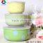 3 Items Stoneware Soup Bowls Wholesale With Silicone Lids