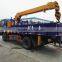 Hot selling CDW RHD LHD 4*2 truck crane