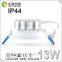 Innovative warm white white 8w 13w dimmable led recessed downlight