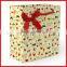 New Design Simple Craft Fancy Light Yellow Dot Printing Shopping Bags