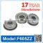 F605 ZZ RS Miniature Flange Ball Bearing Deep Groove Ball Bearing