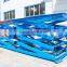 China stationary hydraulic scissor cargo lift platform