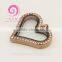 20/25/30MM Fashion Pendant 316L Stainless Steel Clear Glass Living Memory Floating Locket