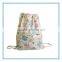 Hotsale 100%cotton Drawstring Bag Backpack School Drawstring Bag