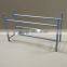 2 Tiers Iron Metal Pipe Shelf Stackable Commercial Shoe Rack / Organizer / Stand for 12 Pairs Shoes