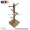 Coffee Bamboo Cup Holder With Square Base