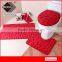 anti-slip pvc backing memory foam bathroom water proof hand made carpet