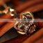 cross crown diamond golden necklace-gold crown necklace