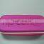 GC--Offer pink leather Covering pu EVA hard pencil bag/case