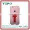 360 degree Round plastic bracket Transparent tpu back cover cell Phone accessory case For apple iphone 6 6S plus