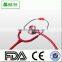 Stainless steel dual head chestpiece stethoscope