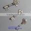 Fashion New Lucky Clover Key&Lock Keychain Couple Valentine's Day Gift