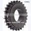 Roller chain sprockets with taper lock busing, duplex sprocket 28B-2