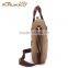 Casual Genuine Leather Hand Bag Canvas Messenger Bag Mens Hand Bag Tablet Messenger Bag For Men