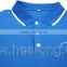 Blue Wholsales Blank Custom Embroidery Logo Polo T Tee Shirt Wear