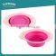Cheap wholesale personalized portable foldable silicone dog bowl