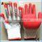 BSSAFETY white cotton knitting red latex coated working glove