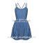 Love Cross Back Fit And Flare Dress Fashion Woman Sexy Dress