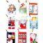 2015 new design hot sell customized cute stanta greeting card & christmas card