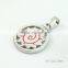 Wholesale Silver Plated Enamel Red Stainless Steel Pendant for Women