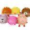 2016 Customized hot sales hairy puffer ball toys, cute flashing puffer toys for kids