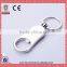 Custom logo bottle opener keychain with compass
