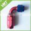 Auto Racing Parts Resuable 180 Degree An Size Aluminum Hose End