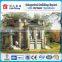 High quality small prefab mordern design steel frame villa