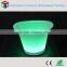 Rechargeable LED glowing ice wine Bucket/beer holder/wine cooler