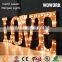 waterproof LED string channel letter light for party events