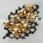 High quality decorative ceremic shinny golden egg