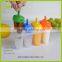 Set of 4pcs plastic ice mold juice mold with cover ice making stools