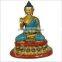 Regional Antique Fengshui Metal Bronze Buddha India Statue