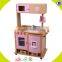 wholesale kids wooden miniature toy kitchen play set W10C114