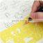 China Hot Wholesale Cheap Plastic Painting Stencil Ruler for Sale