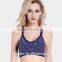 Women Cross Gym Fitness Pattern seamless Sports bra Made Yoga Bra