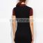 Elegant Short Sleeve Knitted Casual Dress Women Party Bodycon Dress Ladies Spring Short Pencil Dress
