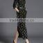 women OL stylish autumn and winter fashion long dresse elegant lady dress