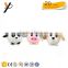 CE standard plush material mini dog ball toy with embroidery face