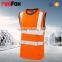 t-shirt custom colored 100% polyster safety t-shirt for running men short sleeves contrast colored safety t-shirt