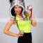 Funny Cute Christmas Cosplay Silver Fur Fox Ears Hat