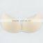 V shape front hook push up breathable adhesive bra