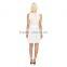 High quality white plus size women clothing dress