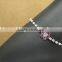 European style claw chain anklet purple flower crystal foot chain crystal foot jewelry for single lady