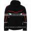 2016 men's new development black stripe snowproof ski jacket