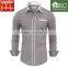 2017 fashion 100%cotton long sleeve stand collar custom men oxford shirt