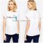 New collection fashion printing short sleeve maternity T-shirt maternity belt