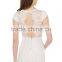 High quality short sleeve out mini lace sexy evening dress